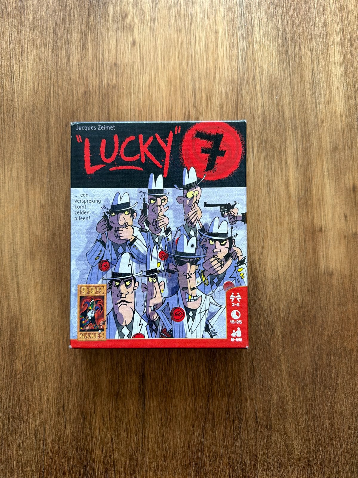 Lucky 7 kaartspel - Zo goed als nieuw, Drie of vier spelers, Ophalen, Zo goed als nieuw