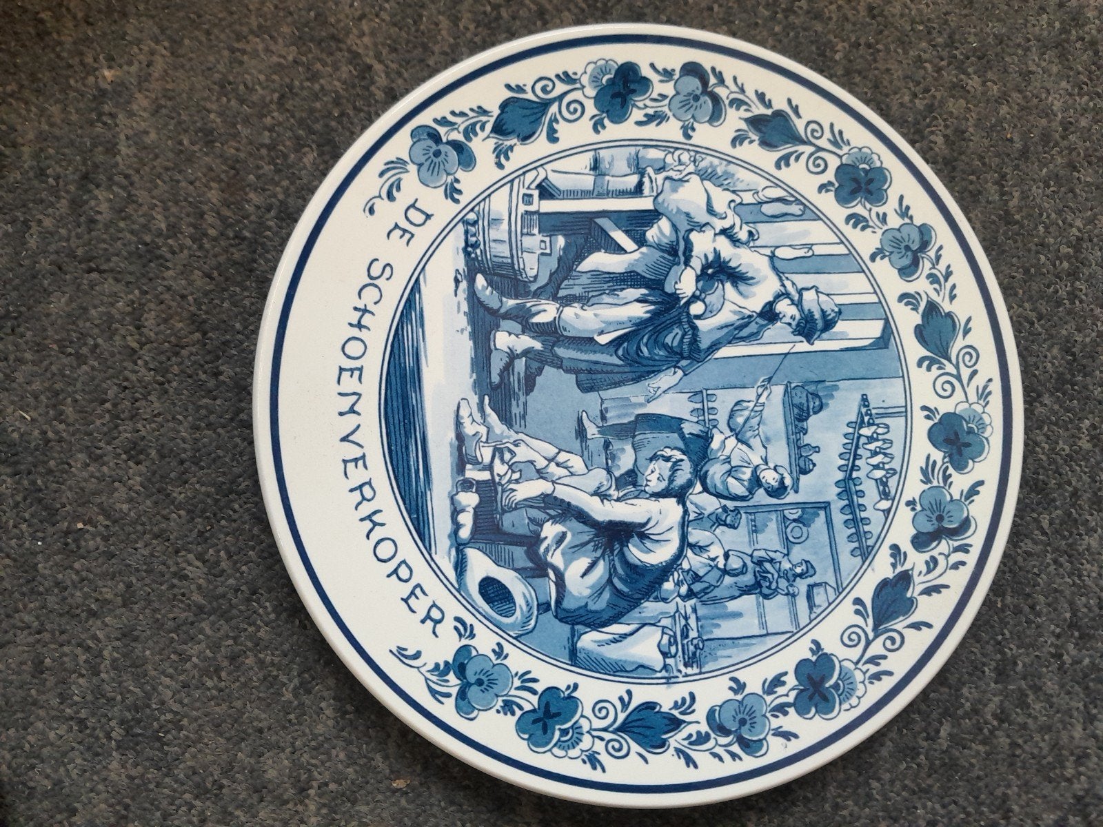 Royal Goedewaagen wandbord 'De Schoenverkoper', Ophalen of Verzenden