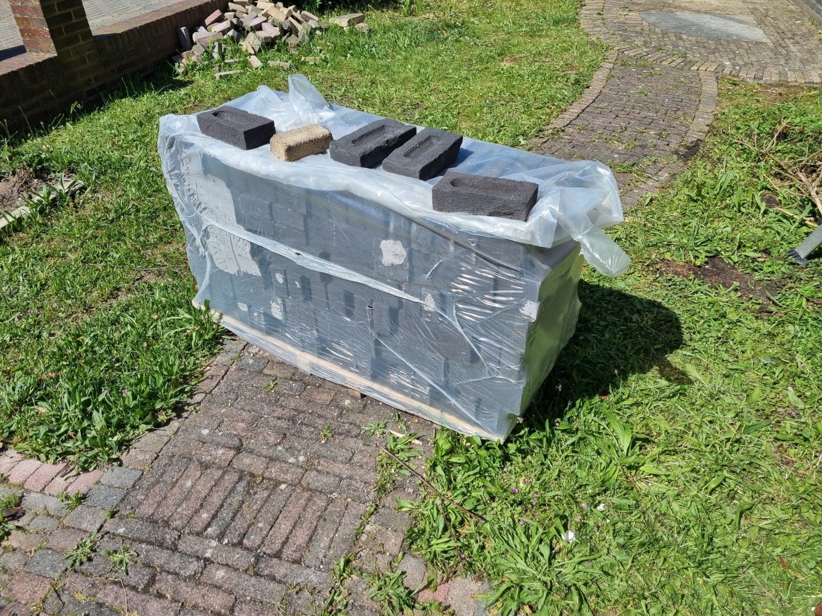 Wienerberger Zwart Handvorm gevelsteen., Doe-het-zelf en Verbouw, Metselstenen, Nieuw, Bakstenen, Ophalen of Verzenden