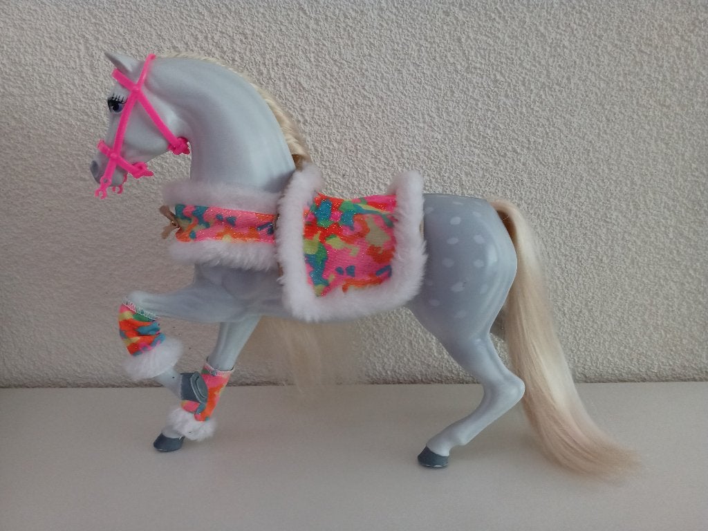 Barbie Ski Fun BLIZZARD Paard, Ophalen of Verzenden, Gebruikt, Accessoires