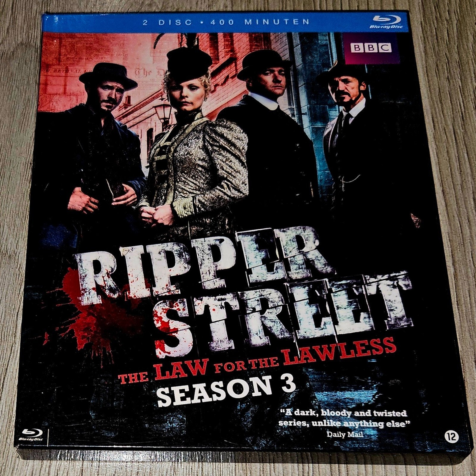 Ripper Street - The Law for the Lawless - Seizoen 3 - Blu-ra, Engels, Nederlands, Ophalen of Verzenden, Zo goed als nieuw