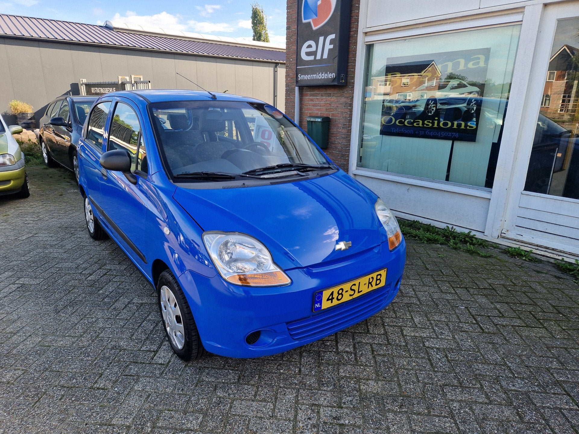 Chevrolet Matiz 0.8i ''Breeze'' Airco - Stuurbekrachtiging -, Auto's, Voorwielaandrijving, Stof, Gebruikt, Blauw