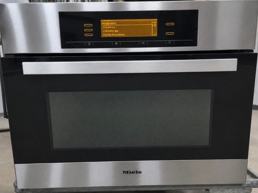 Miele combioven H5080BM -met eventueel zelfde koffiemachine, Witgoed en Apparatuur, Magnetrons, Combimagnetron, Crisp, Ophalen of Verzenden