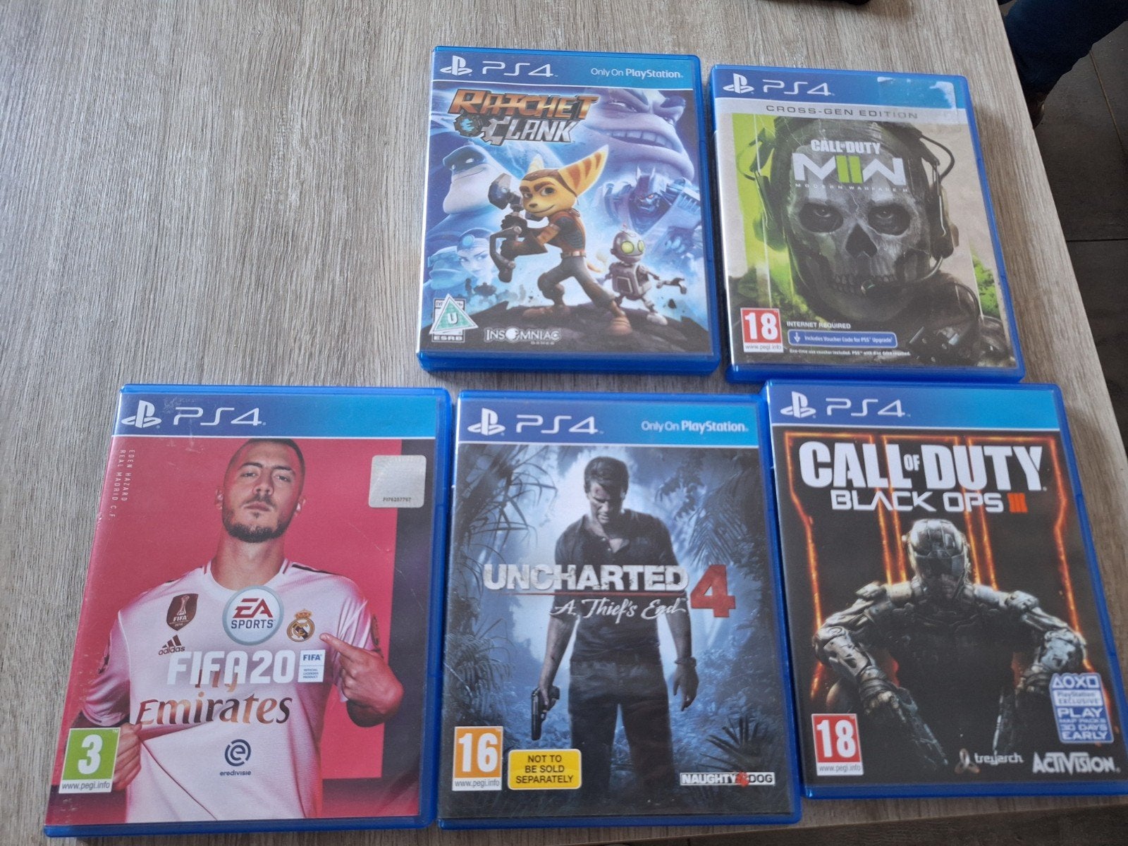5 playstation 4 spellen te koop, Spelcomputers en Games, 1 speler, Ophalen, Zo goed als nieuw, Vanaf 3 jaar