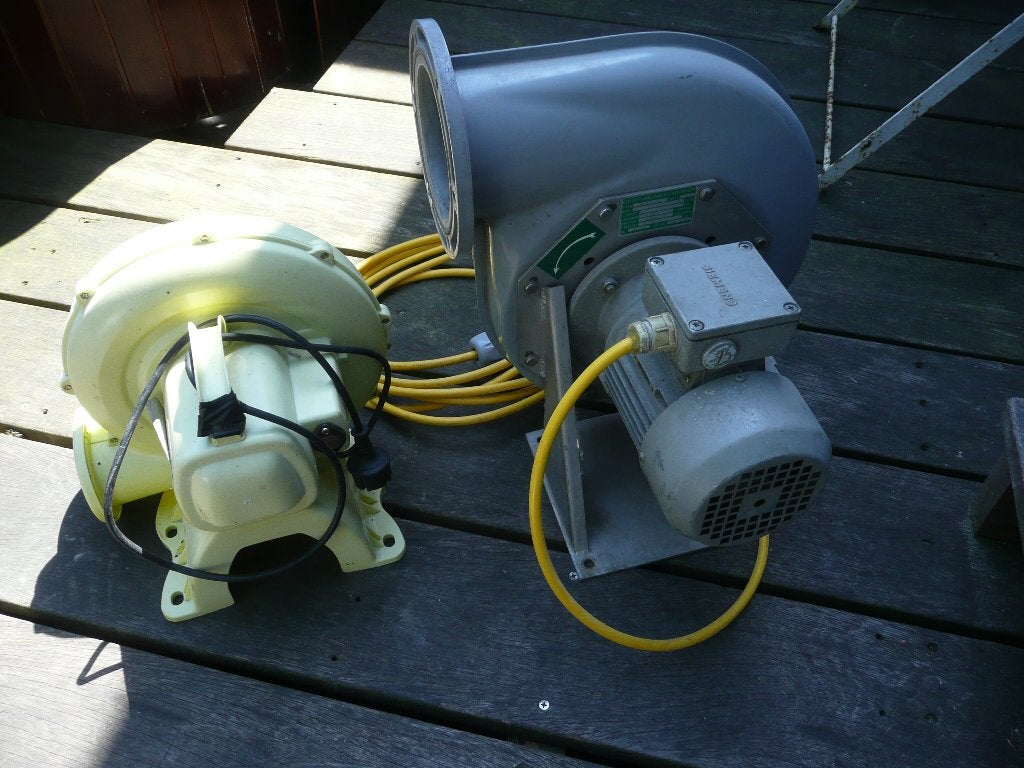 2 slakkenhuis ventilatoren, Ophalen, Gebruikt, Ventilator