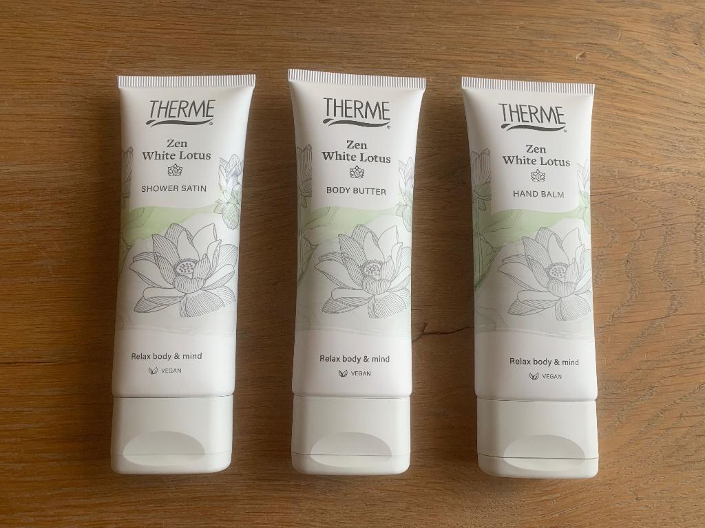 Therme, body set (nieuw), Ophalen of Verzenden, Nieuw, Bodylotion, Crème of Olie