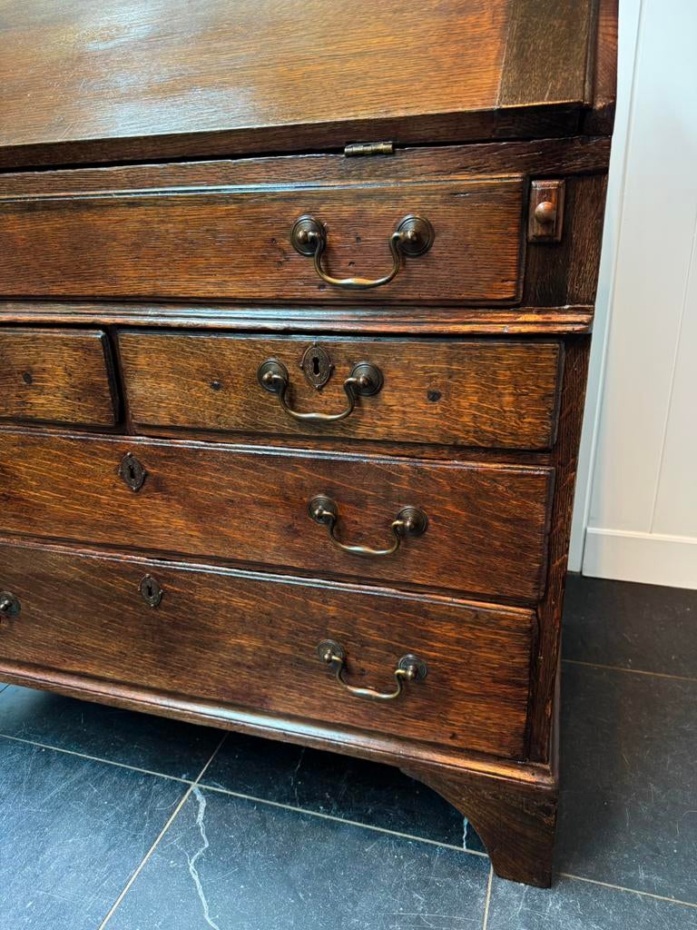 Antieke Engelse secretaire ca 1760, Huis en Inrichting, Kasten | Secretaires, Ophalen, Gebruikt