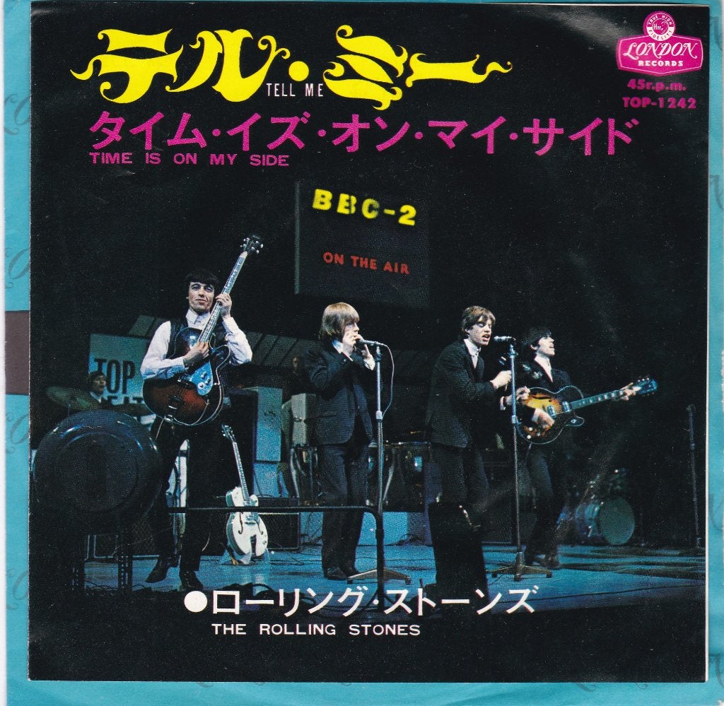 The Rolling Stones - Tell Me / Time Is On My Side, Beschermende buitenhoes, Gebruikt, 7 inch, Ophalen of Verzenden