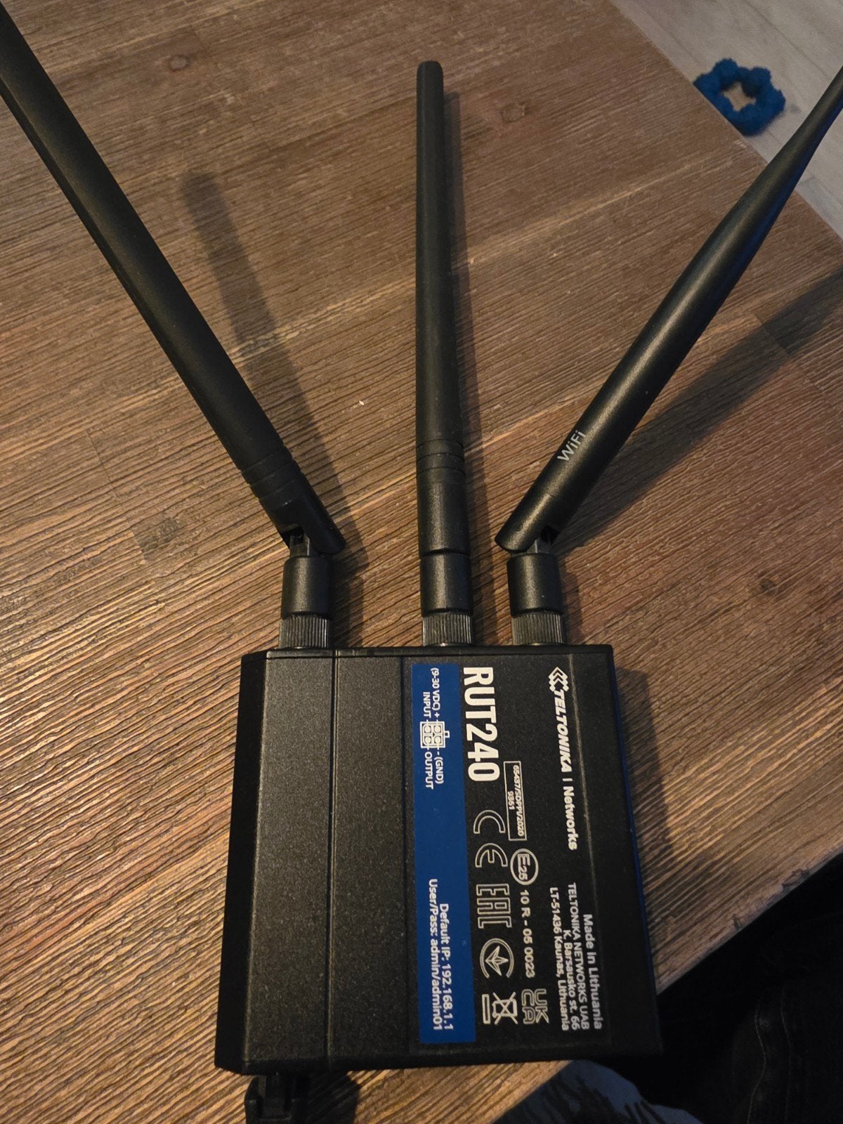 Teltonika RUT240 IoT Gateway - Robuust en Betrouwbaar, Overige modellen, Geen camera, Zwart, Ophalen of Verzenden