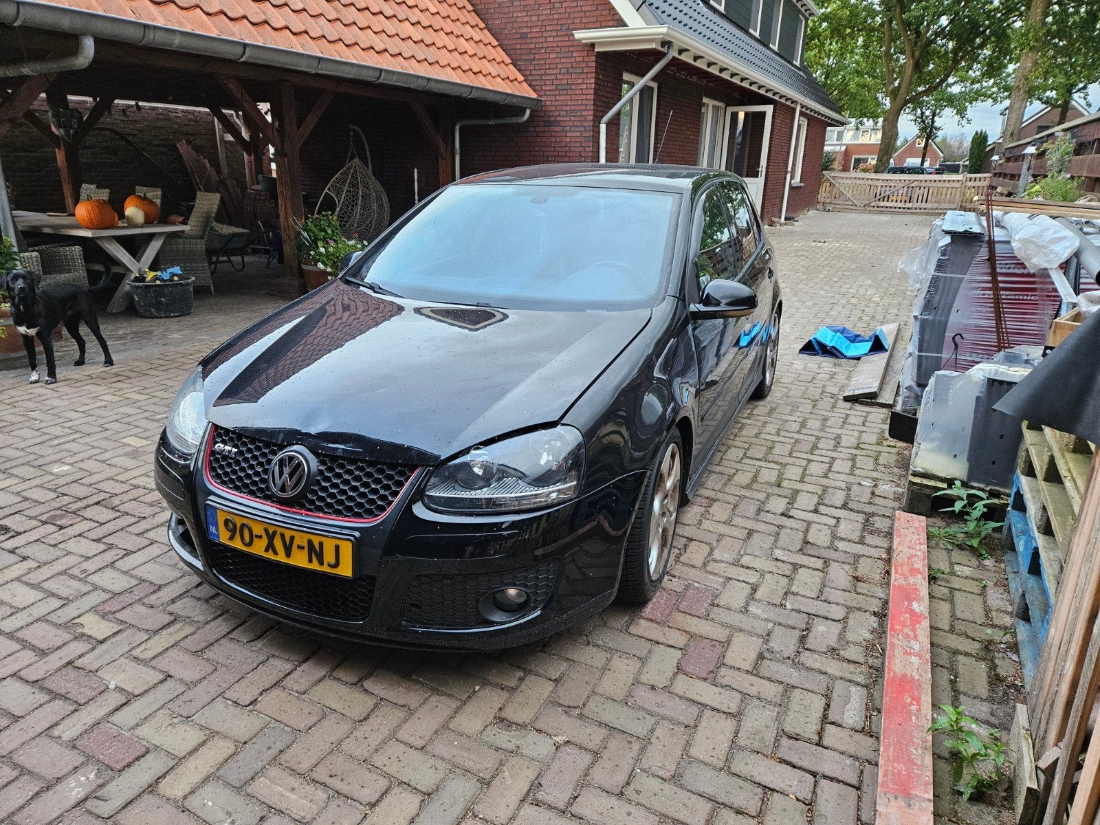Volkswagen Golf 2.0 GTI 147KW 2007 Zwart, 4 cilinders, Zwart, Origineel Nederlands, Handgeschakeld