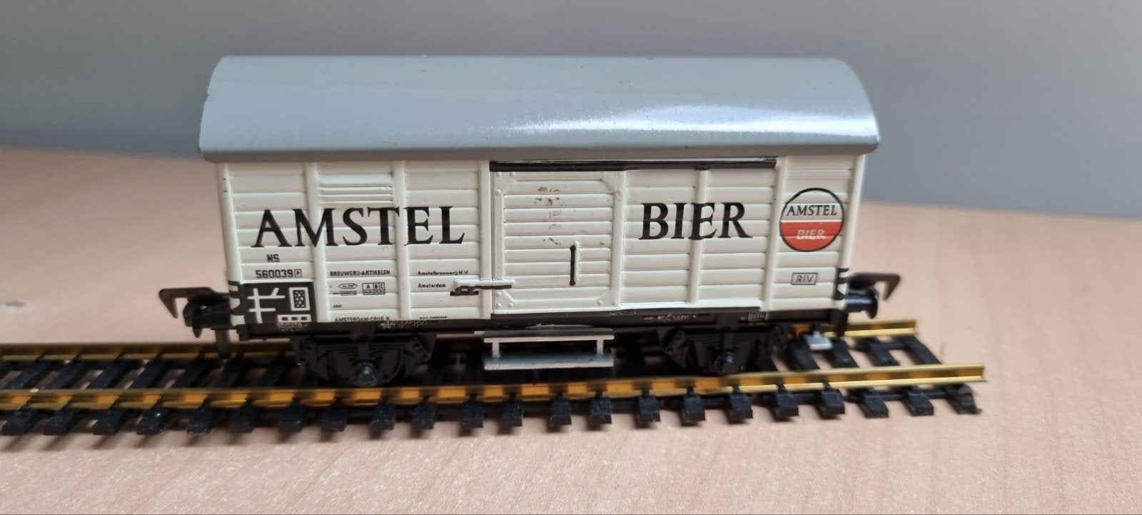 Fleischmann Amstel bier koelwagen NS, Gebruikt, Gelijkstroom, Fleischmann, Wagon