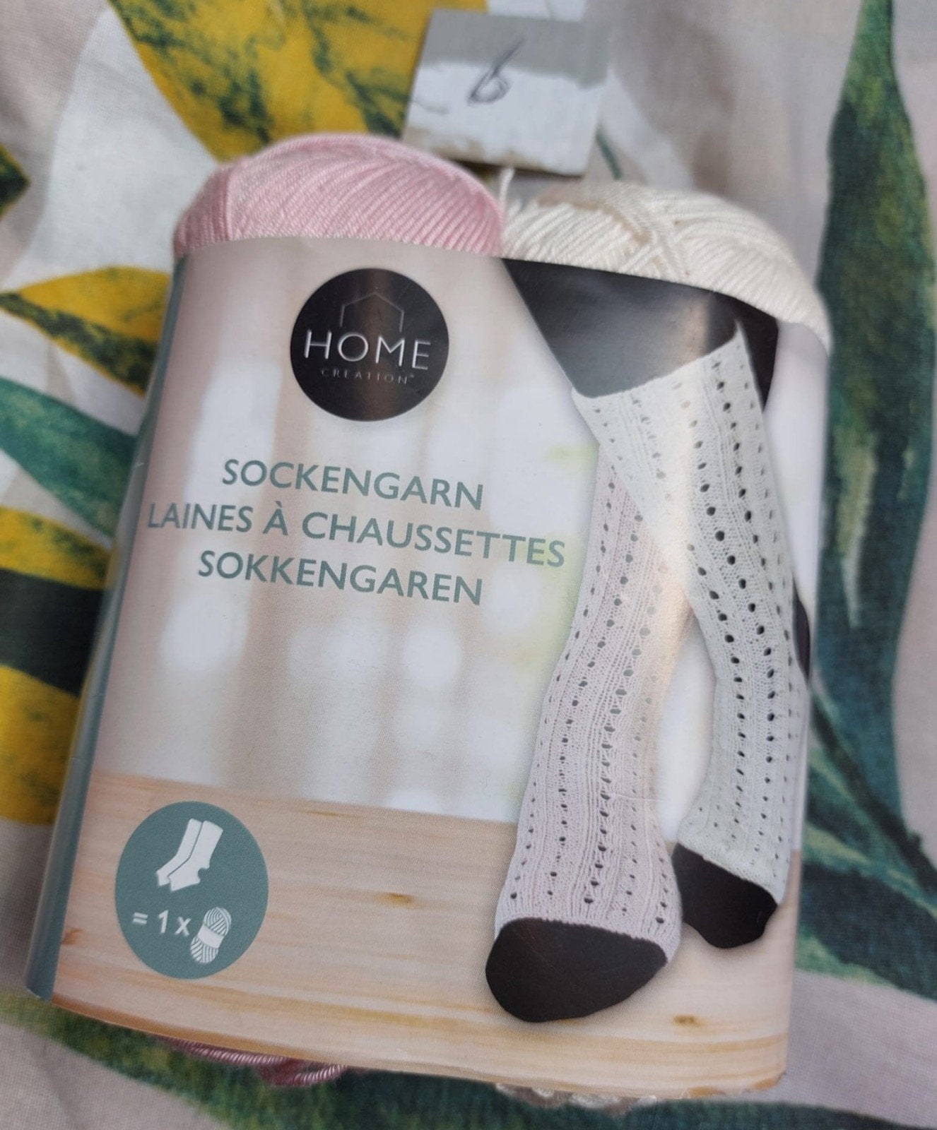 Pakket sokken wol rose en wit, Ophalen of Verzenden, Nieuw, Breien of Haken, Wol of Garen