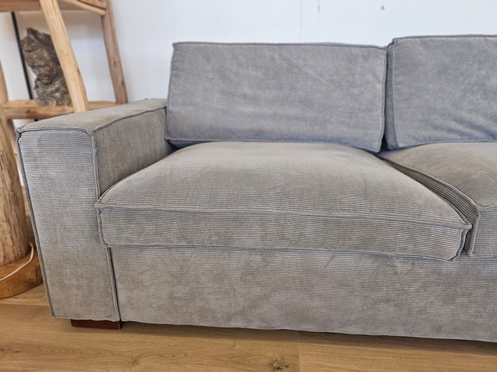 Hoekbank - Ribstof- WoooD - Thomas, Ophalen, Home Friesland, Zo goed als nieuw, Info@homefriesland.nl