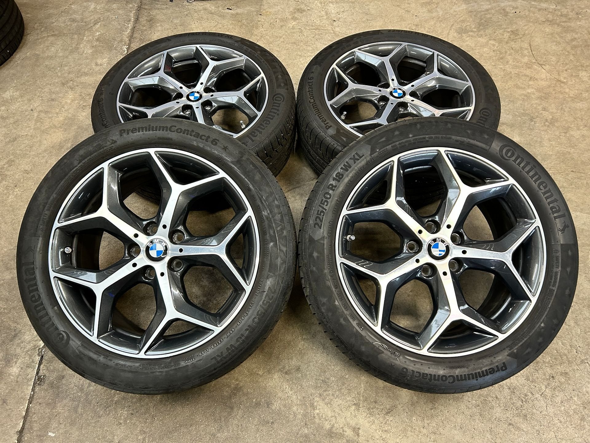 ✅18 inch originele velgen + zomerbanden BMW X1 F48 X2 F39, 18 inch, Gebruikt, -, -