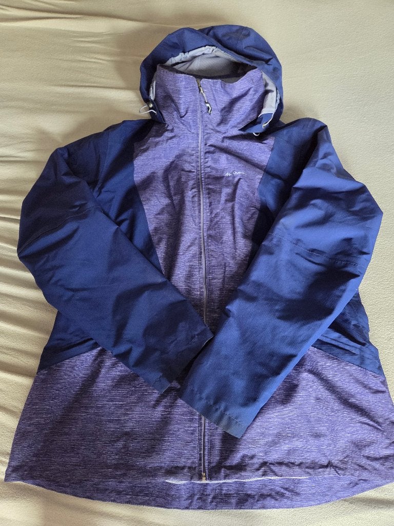 Quachua dames jas maat xl, Blauw, Maat 46/48 (XL) of groter, Ophalen of Verzenden, Quechua