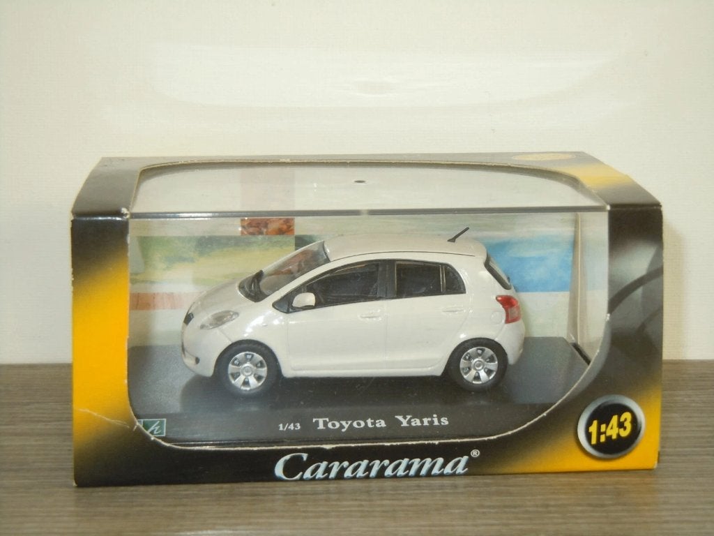 Cararama Toyota Yaris 1/43 Modelauto Wit, Overige merken, Auto, Verzenden, Cararama