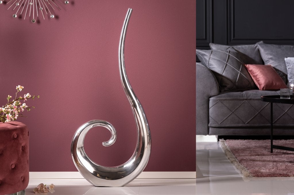 vaas aluminium groot, Huis en Inrichting, Woonaccessoires | Vazen, Ophalen