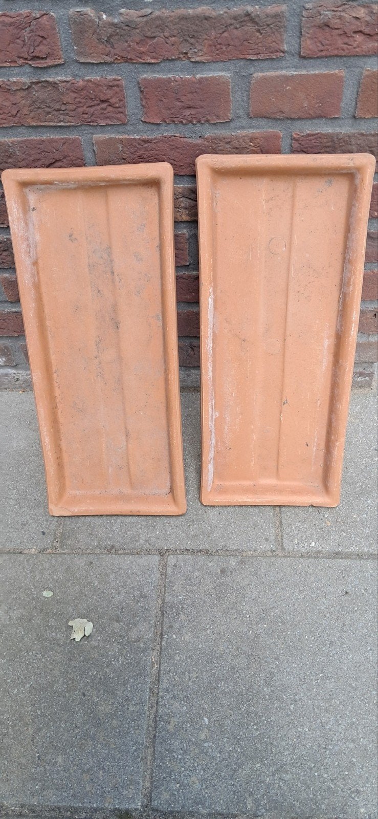 Set Terra Cotta Schalen:, Tuin en Terras, Ophalen of Verzenden, Rond, Steen, Minder dan 30 cm