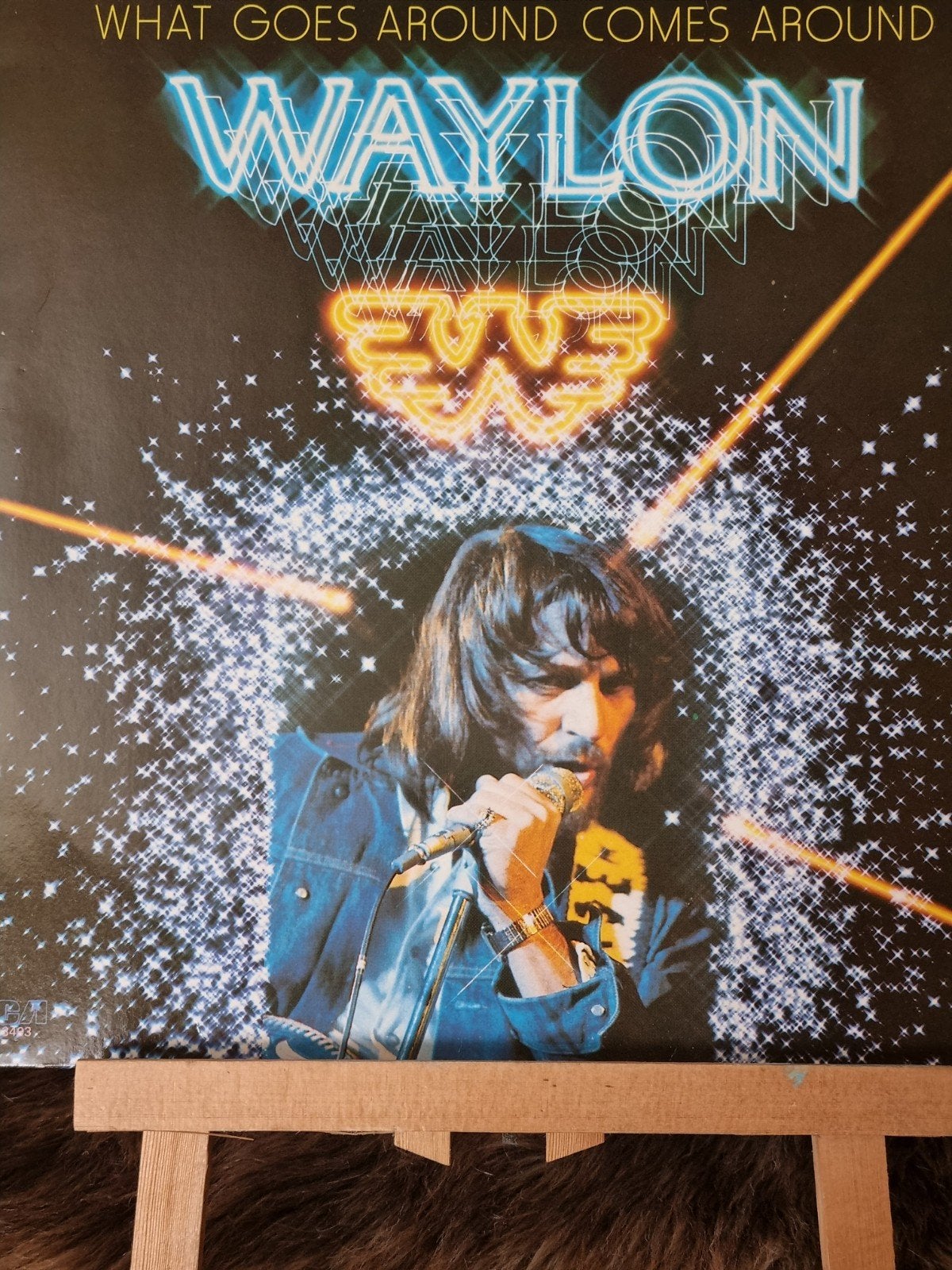 Waylon Jennings - What Goes Around Comes Around LP, Ophalen of Verzenden, Gebruikt, 12 inch, LP