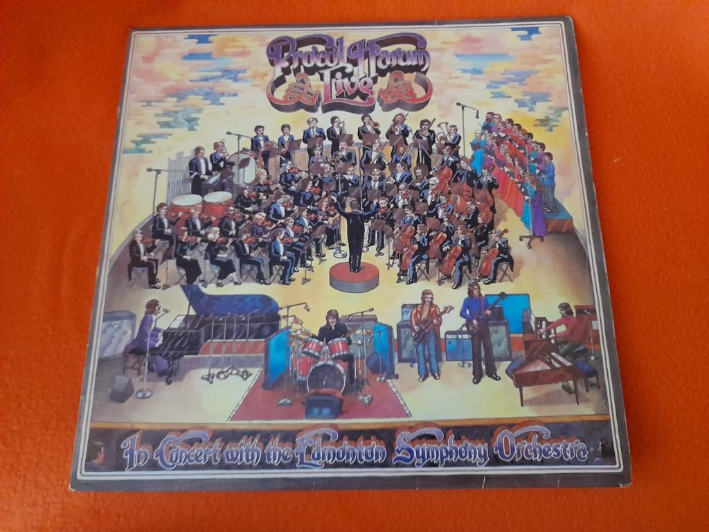 Procol Harum LIVE-Edmonton Symph. Orch. & Da Camera Singers, Originele persing, Ophalen of Verzenden, Gebruikt, 12 inch