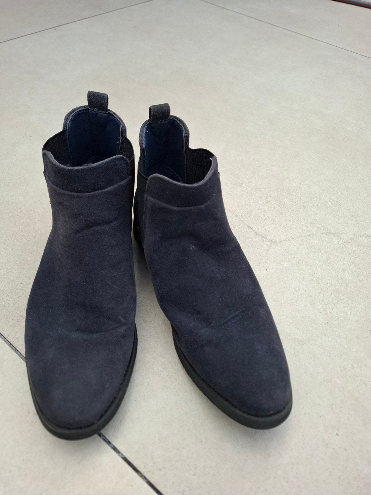 Tito Bluni Enkellaarsjes – Zwart/Donkerblauw – Maat 40, Blauw, Boots, Ophalen of Verzenden, Zo goed als nieuw