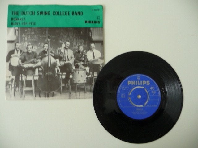 single THE DUTCH SWING COLLEGE BAND -BONANZA- Philips Rec. R, Gebruikt, 7 inch, Ophalen of Verzenden, Jazz en Blues