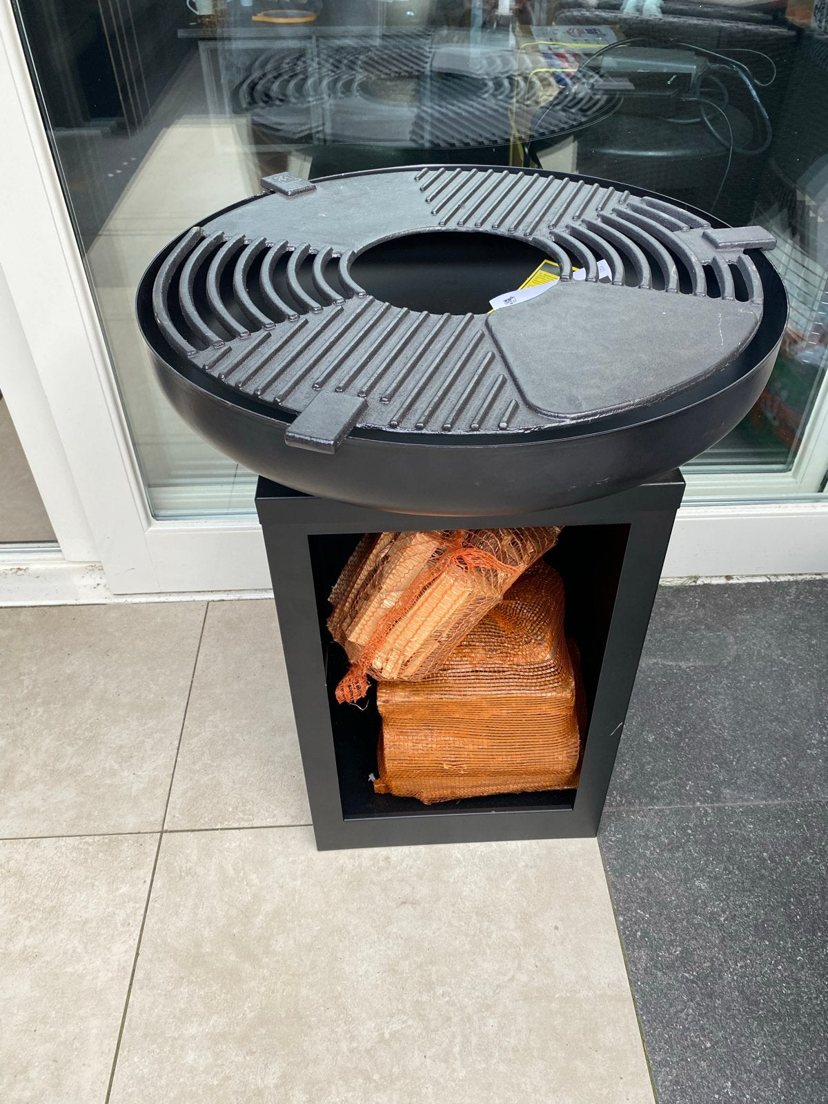 RedFire Matanzas Plancha BBQ met houtopslag, Tuin en Terras, Ophalen, Nieuw