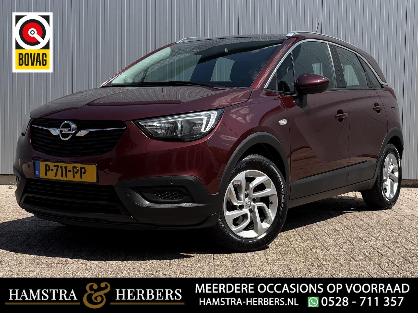 Opel Crossland X 1.2 Turbo Innovation rood, 840 kg, Gebruikt, Euro 6, 1199 cc