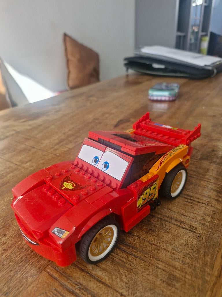 LEGO Cars Lightning McQueen set 8484 compleet, Ophalen of Verzenden, Gebruikt