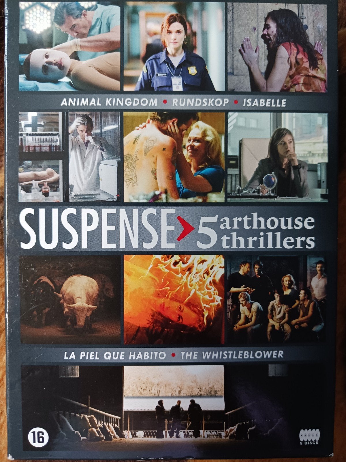 Suspense: 5 Arthouse Thrillers, Vanaf 16 jaar, Nederlands, Actiethriller, Ophalen of Verzenden