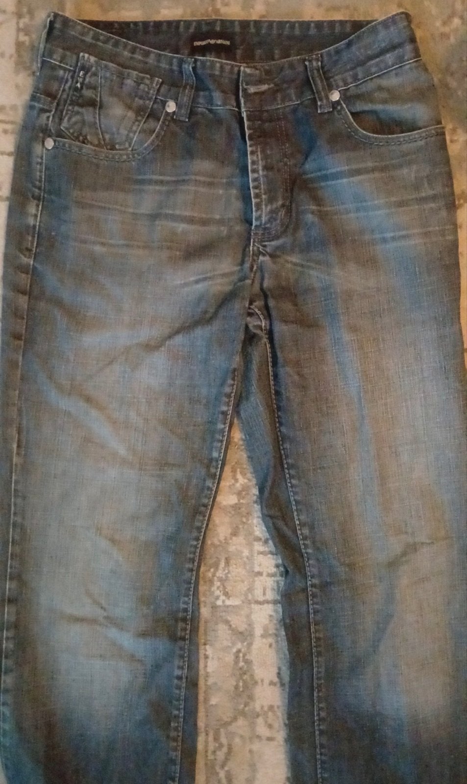 Emporio Armani Jeans - Heren spijkerbroek, Ophalen of Verzenden, Gedragen, Blauw, W32 (confectie 46) of kleiner
