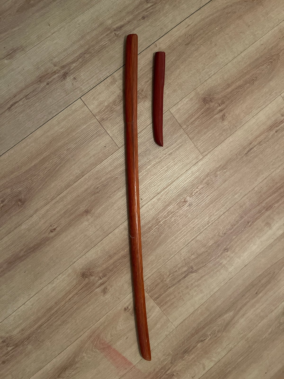 Houten zwaard en mes voor Aikido training, Ophalen of Verzenden, Gebruikt, Aikido, Vechtsportmateriaal