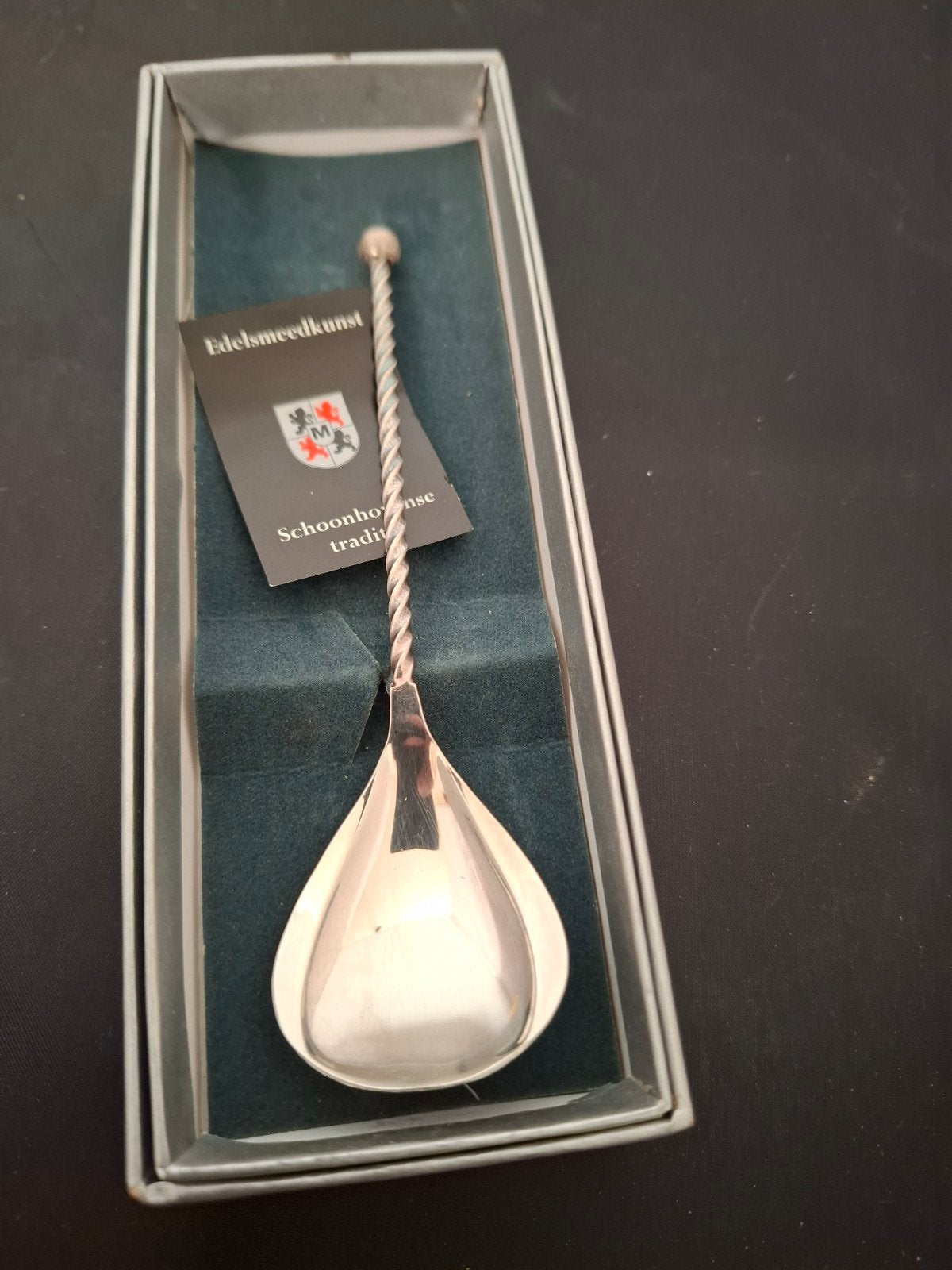 Verzilverde suikerlepel Zilverstad,  geen VOL zilver, Verzenden
