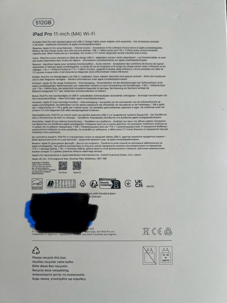 Foto 4 van iPad Pro 11 inch 512GB with Keyboard , Oled 100% batt