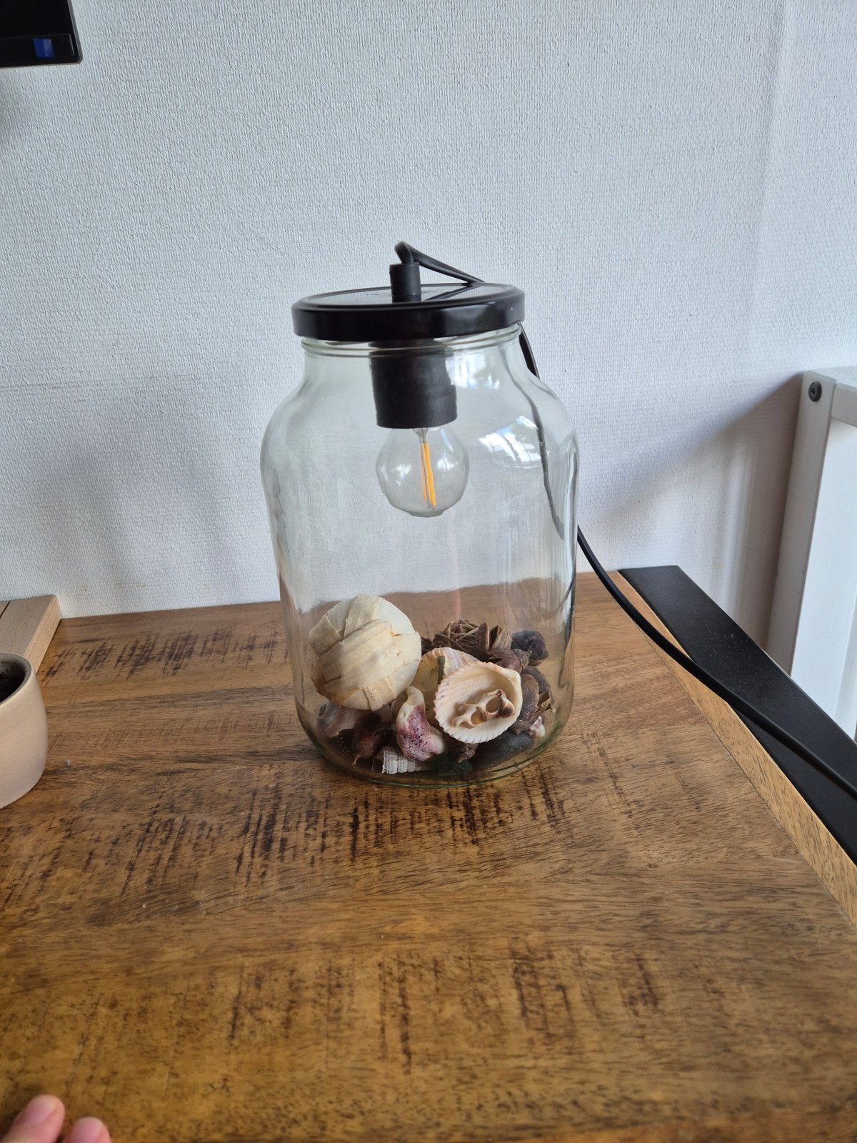 lamp, Huis en Inrichting, Woonaccessoires | Stolpen, Ophalen, Zo goed als nieuw, Handgemaakt