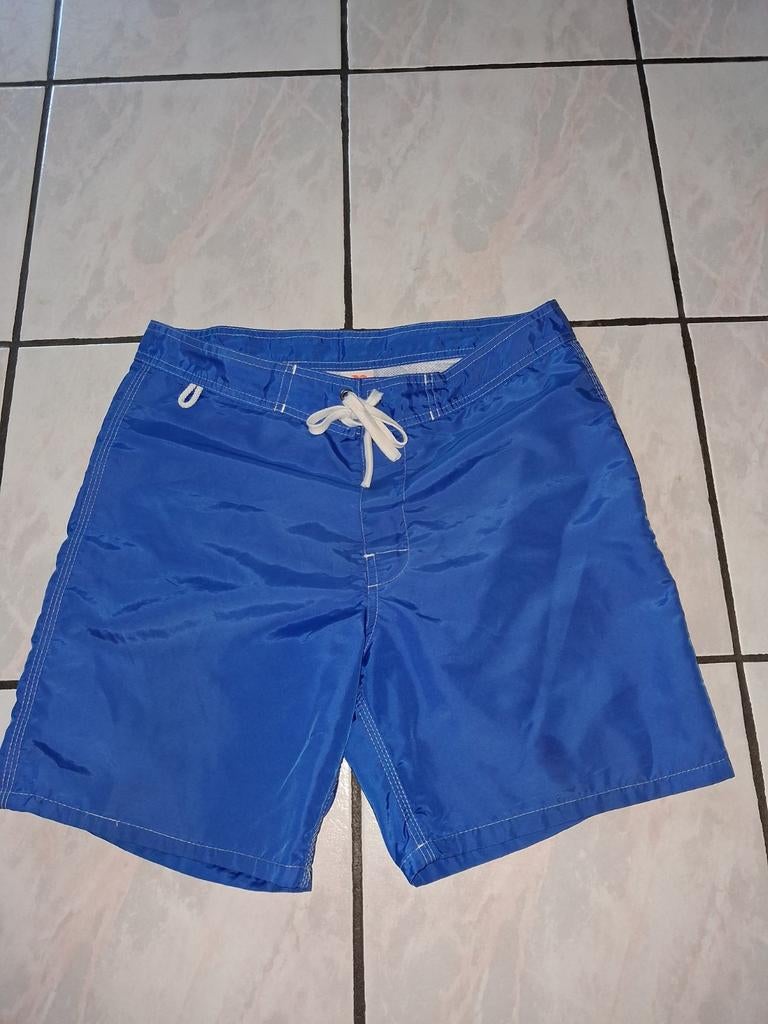 Sundek Zwemshort Maat M - Blauw met Strepen, Kleding | Heren, Badmode en Zwemkleding, Zwemshort, Maat 48/50 (M), Blauw, Ophalen of Verzenden