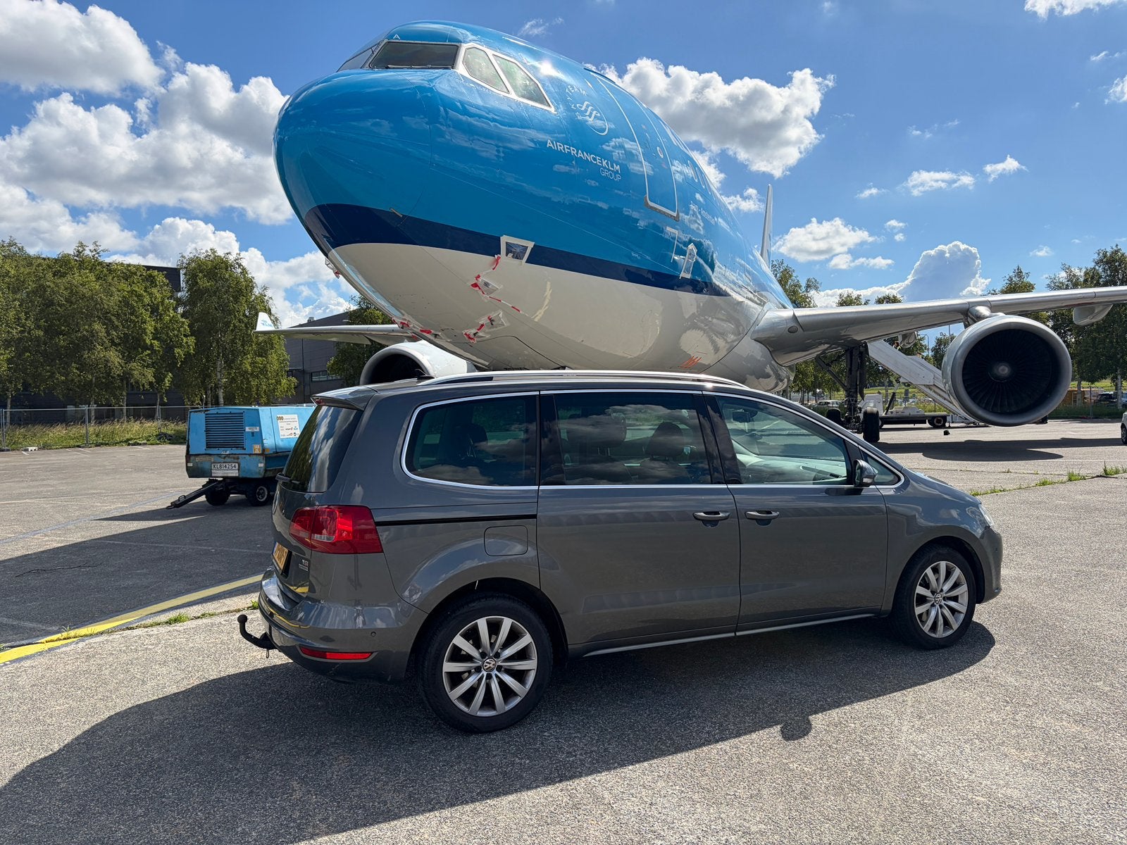 VW Sharan rolscherm afdekscherm bagageruimte, Auto-onderdelen, Interieur en Bekleding, Volkswagen, Gebruikt, Ophalen of Verzenden