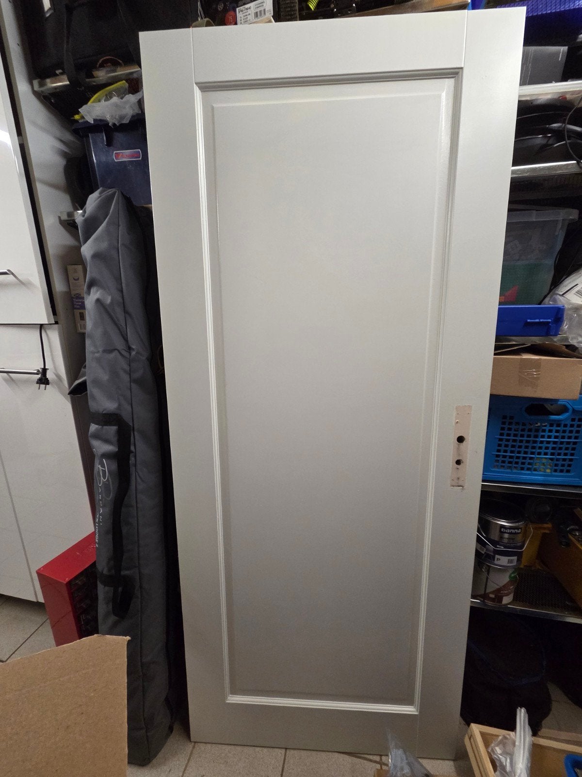 Linksdraaiende Opdekdeur voor wc 850.2015 mm, Ophalen, Gebruikt, Minder dan 80 cm, Binnendeur
