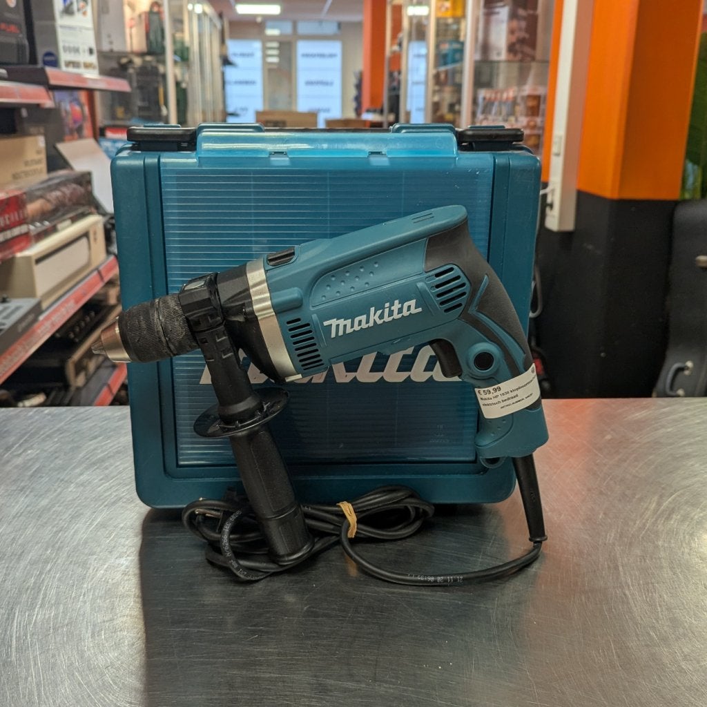 Makita HP 1630 klopboormachine elektrisch bedraad, Makita, Zo goed als nieuw, Support@makita.com, Makita Corporation, 3-11-8, Sumiyoshi-cho, 
Anjo, Aichi 446-8502
Japan