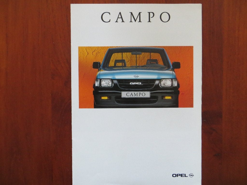 Opel Campo (aug. 1998) met bijlage Productgegevens 1999, Ophalen of Verzenden, Nieuw, Opel