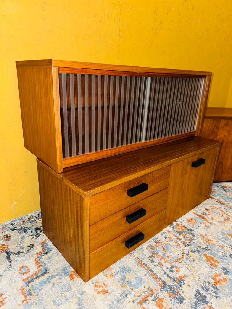 Retro vintage wandsysteem kastjes wandkast modules, Ophalen of Verzenden, Huis en Inrichting