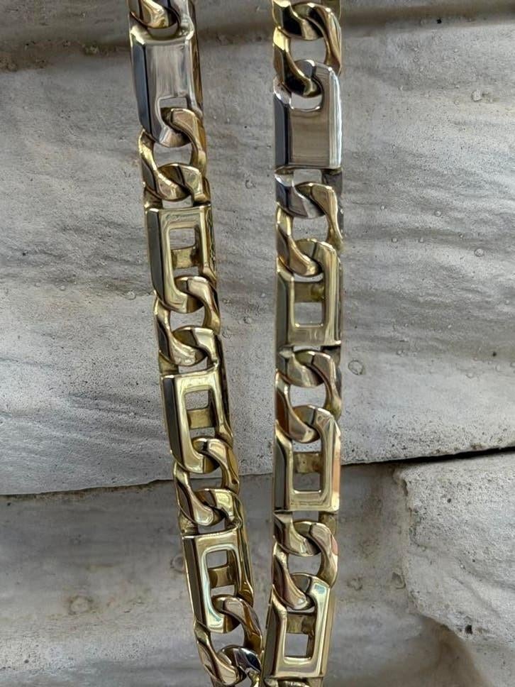 Gouden Rolex ketting 18kt, Www.bredajuwelier.nl, Nieuw, Ophalen of Verzenden, Www.bredajuwelier.nl