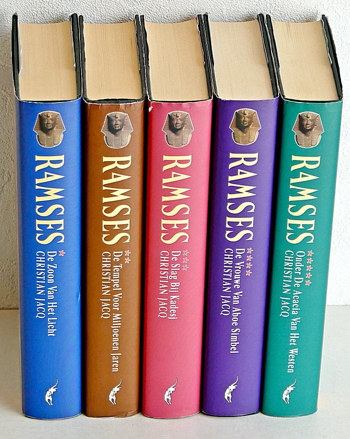 Christian Jacq:  Ramses. Complete reeks van 5 boeken, Europa overig, Christian Jacq, Ophalen of Verzenden, Zo goed als nieuw