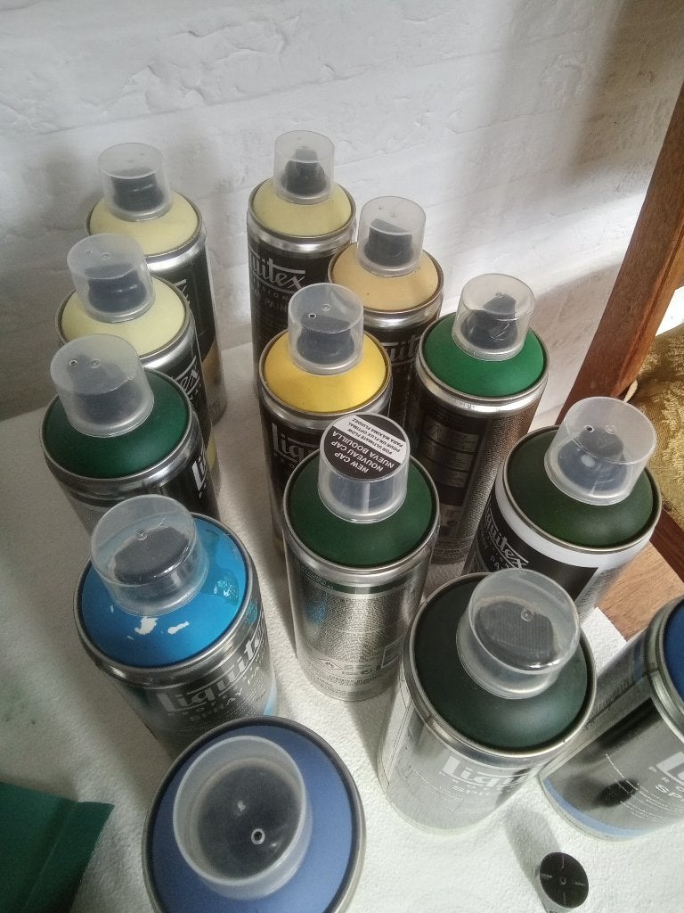 Spuitbussen acryl verf, Ophalen of Verzenden, Nieuw, Acrylverf