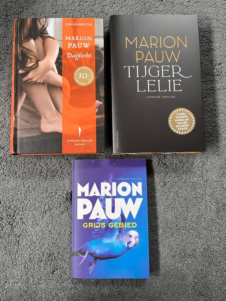 Boeken Marion Pauw 3 stuks, Boeken, Ophalen of Verzenden, Zo goed als nieuw, Nederland
