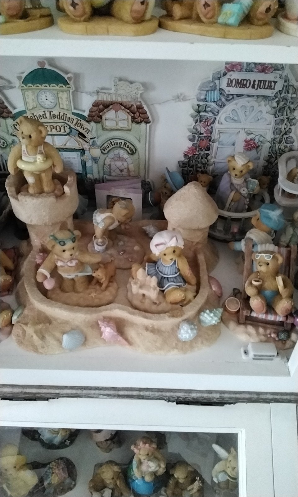 Set Cherished teddie's strand serie perfecte staat, Ophalen of Verzenden, Zo goed als nieuw, Beeldje, Overige merken