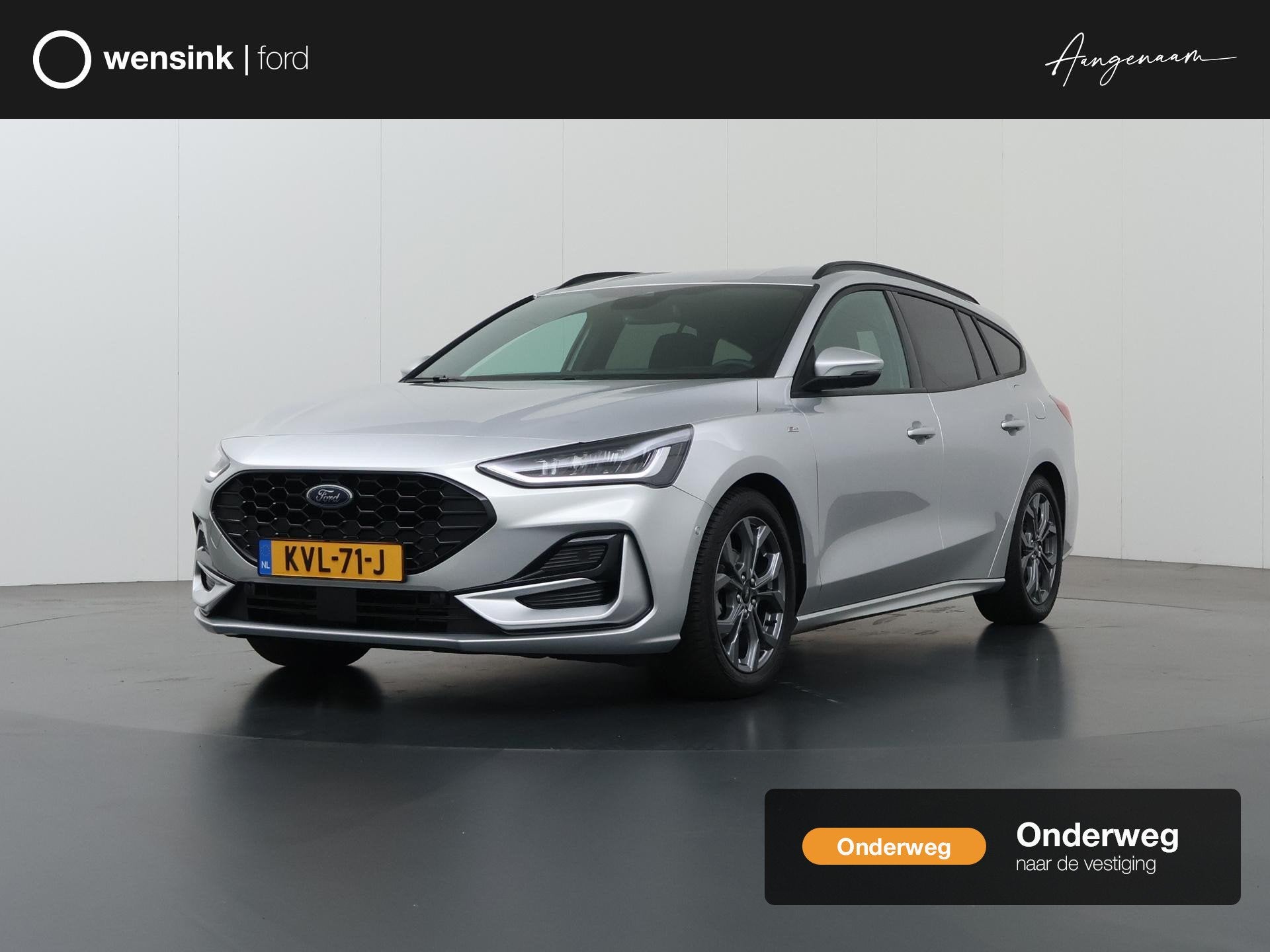 Ford Focus Wagon 1.0 EcoBoost Hybrid ST Line X 155pk Automaa, Stof, Gebruikt, 155 pk, Hybride Elektrisch/Benzine