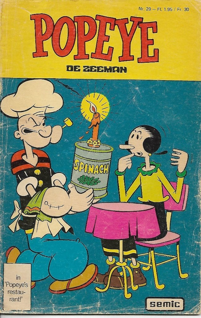 Popeye De zeeman - Nr. 29: Popeyes restaurant, Boeken, Strips | Comics, Eén comic, Ophalen of Verzenden, Gelezen, Amerika