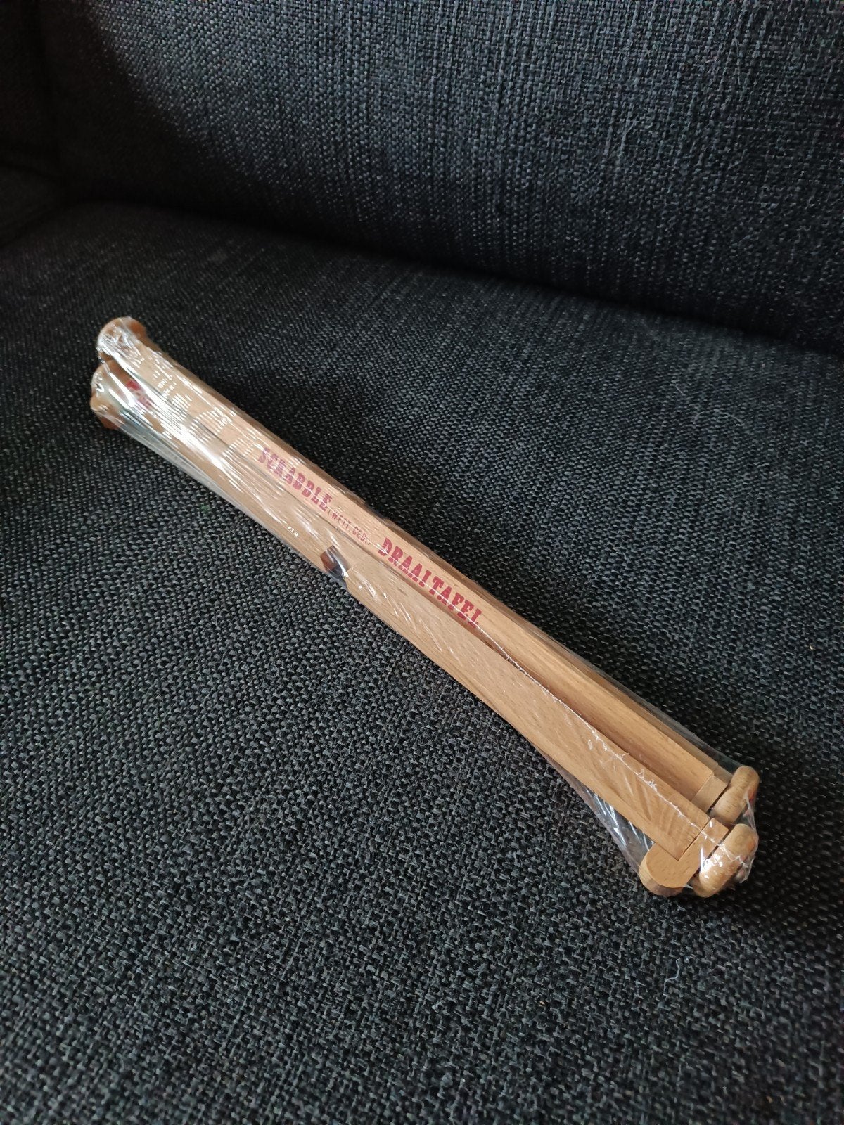 Houten Scrabble Draaitafel, Een of twee spelers, Ophalen of Verzenden, Zo goed als nieuw