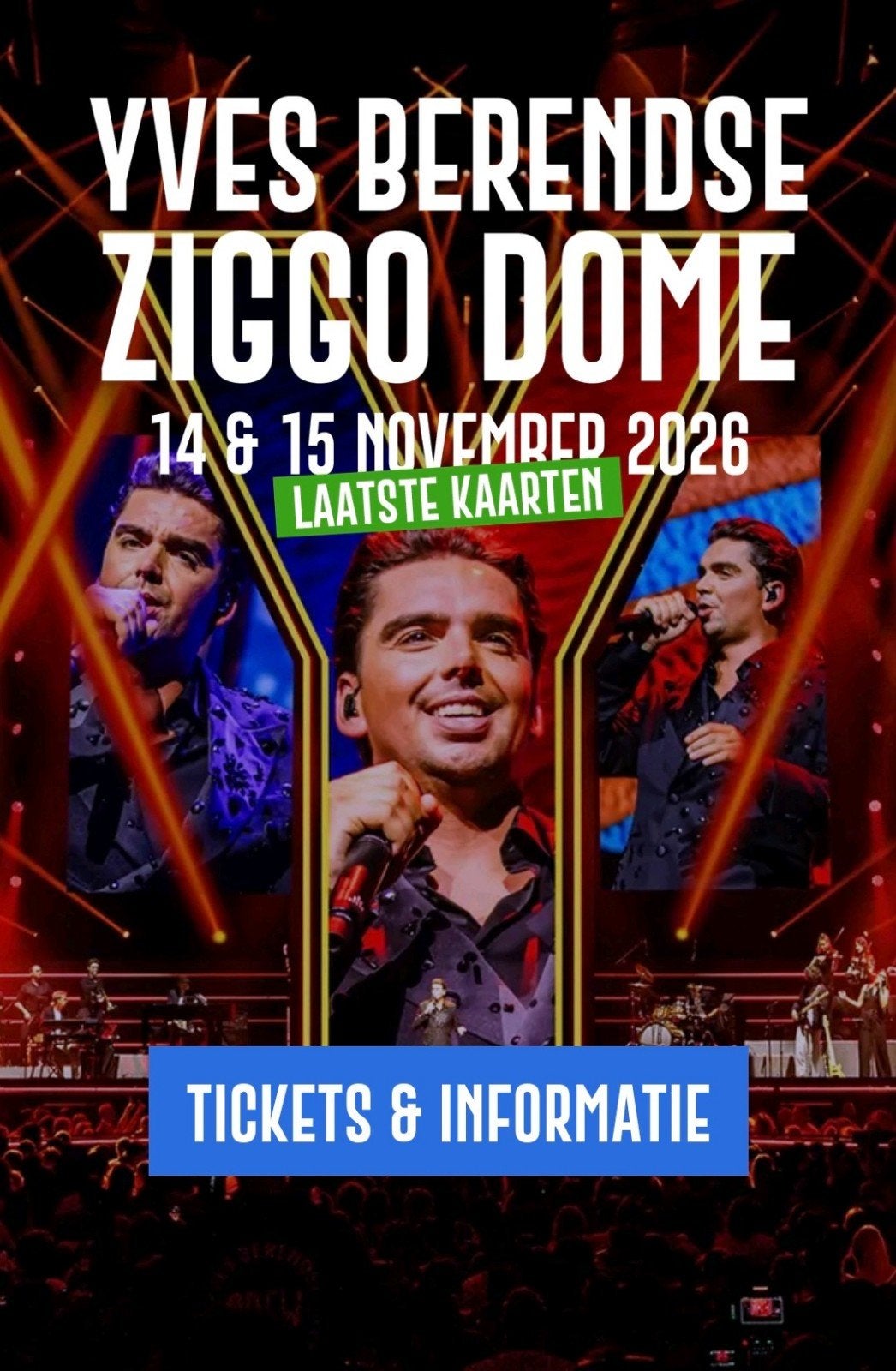 2x YVES BERENDSE - Za 14 nov - Sfeervak, Tickets en Kaartjes, Twee personen